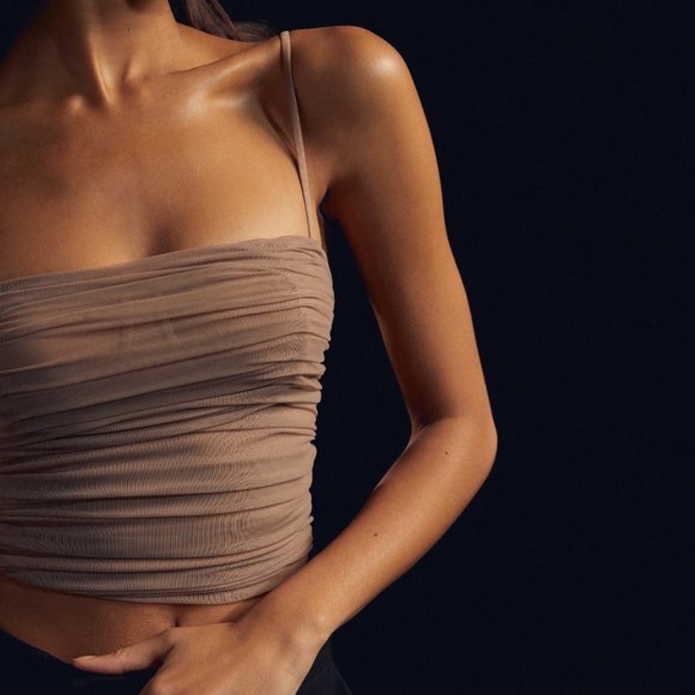 BNWT Aritzia Luxor Tank Clay size 0